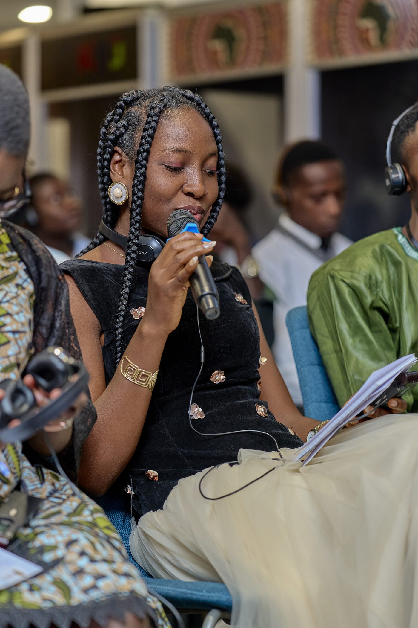 Delegados na Conferência de Jovens pela Democracia da África Ocidental, Dakar, setembro de 2026.